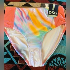 DSG Multicolor High-Waisted Bikini Bottom